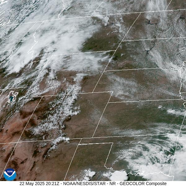 Intermountain West GOES satellite image